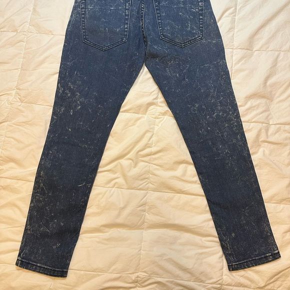 One Tuesday women's jeans medium wash stone wash bleached size 26 SALE 2/30 - Picture 8 of 10